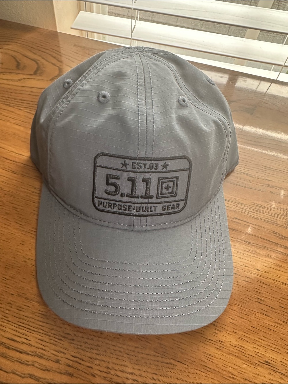 5.11 Tactical Hat Cap Snap Back One Size Gray Mens Purpose-Built Outdoor